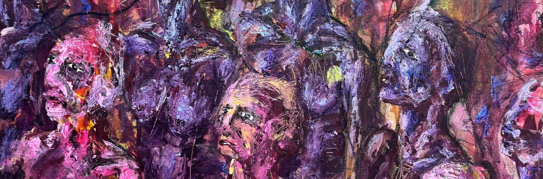 Naslovna podoba: Patrik Dvorščak, Tolažilna fasada potlačenega razuma, 2025, detajl (foto: Matej Tomažin)